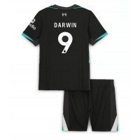 Fotballdrakt Barn Liverpool Darwin Nunez #9 Bortedraktsett 2024-25 Kortermet (+ Korte bukser)